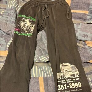 Urban Outfitters Graphic Gray Men Pants